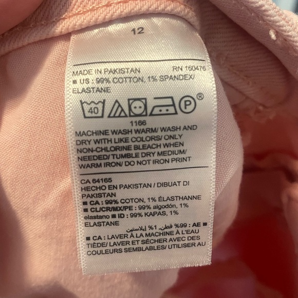 NWT - Old Navy Pink Mini Skirt - Jean/Denim Skirt - Size 12 - Picture 4 of 4